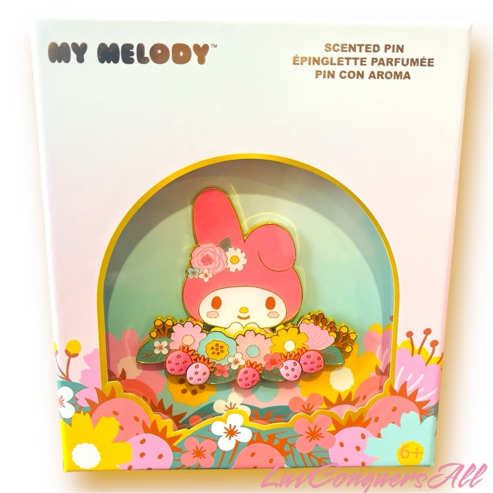 Sanrio My Melody Floral Scented Limited Edition Enamel Pin